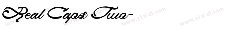 Real Caps Two字体转换